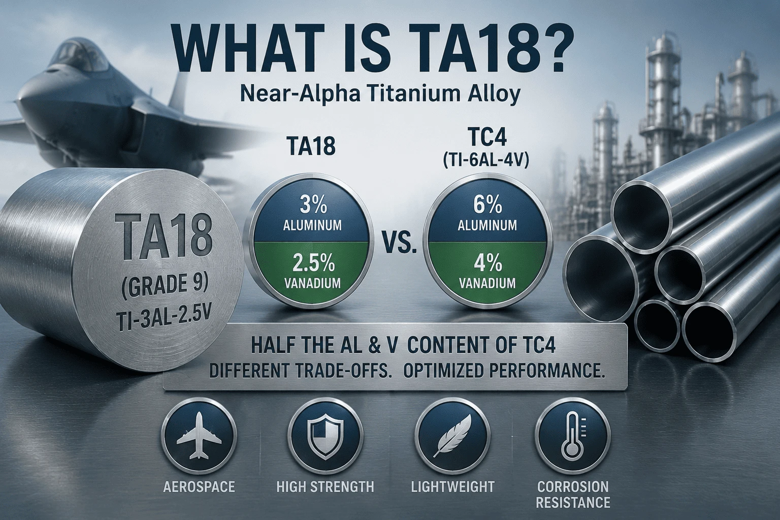 TA18 Titanium Alloy TA18 Titanium Alloy